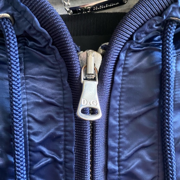 Dolce&Gabbana Men's Blue Yacht Racing Team Jacket Size 48 Good Used Condition - Picture 2 of 9